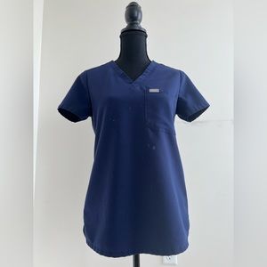 Figs catarina one pocket scrub top Navy